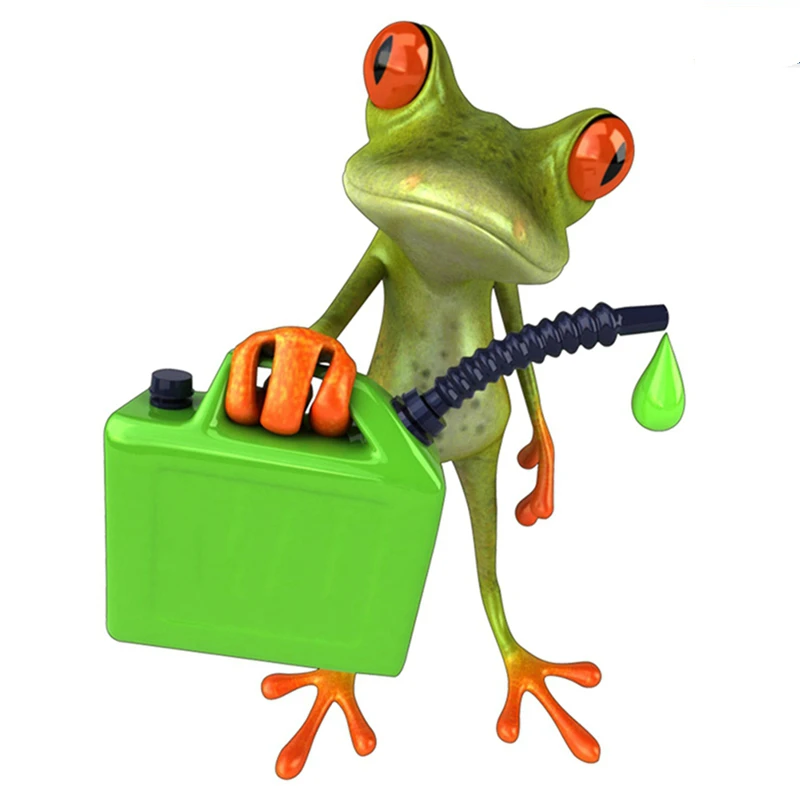 Мультяшная наклейка на автомобиль прекрасные 3D лягушки Аксессуары для