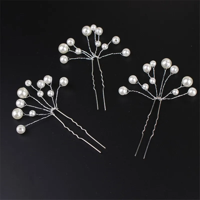 5 шт. шпильки с жемчугом прически свадебные заколки для волос аксессуары и