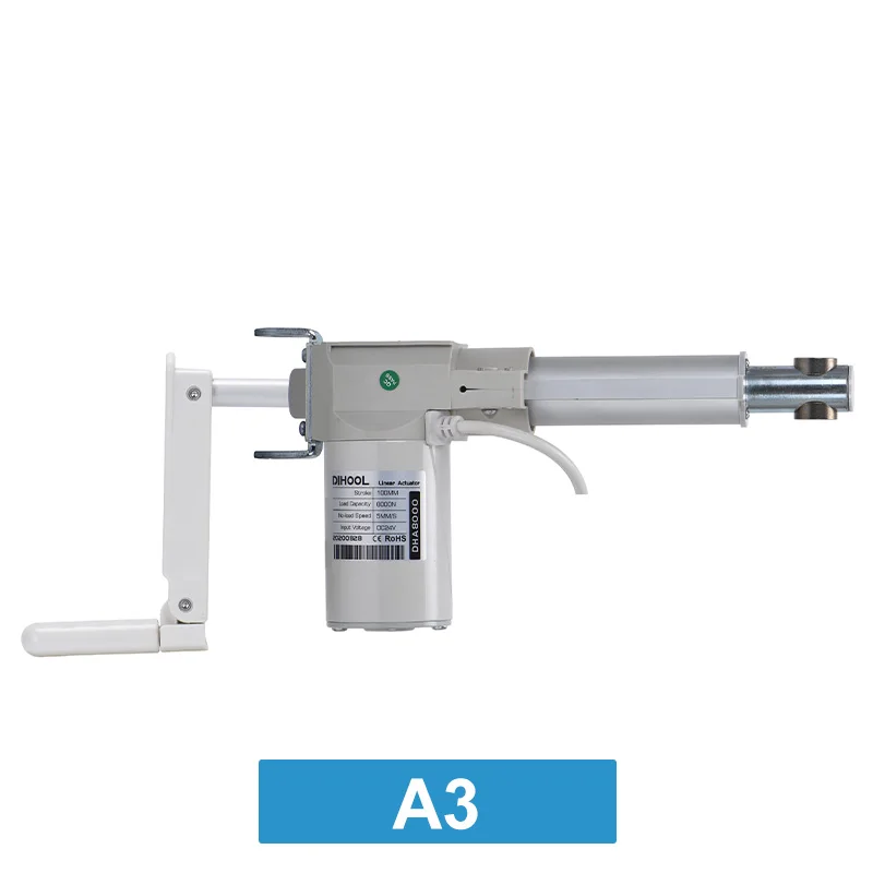 Линейный Электрический привод телескопический стержень 24 В постоянного тока ход