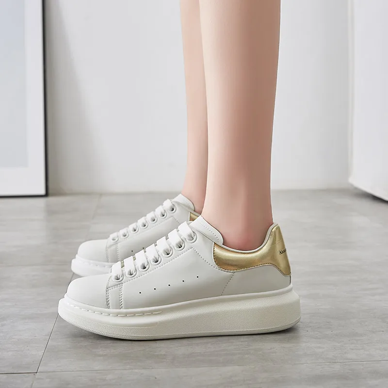 

Ladies Shoes Ladies Casual Vulcanized Shoes Ladies Thick-soled Sneakers White Sneakers New 2021 Sneakers Shoes Woman