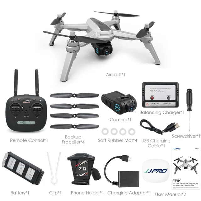 JJRC X5 5G WiFi FPV RC Drone GPS позиционирование высоты 1080P камера 2K бесщеточный двигатель