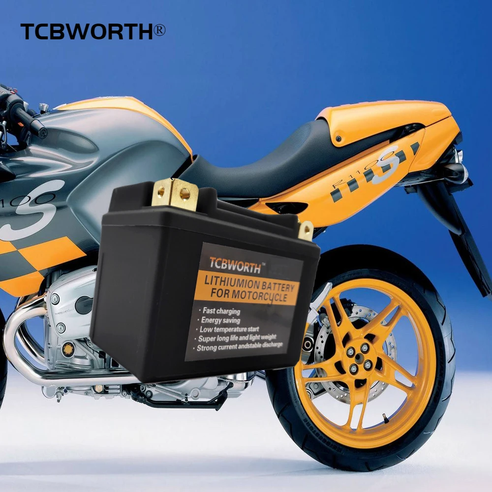 Литий фосфатный стартовый аккумулятор TCBWORTH 12S 12 в 8 Ач CCA 450A LiFePO4 для скутера LFP