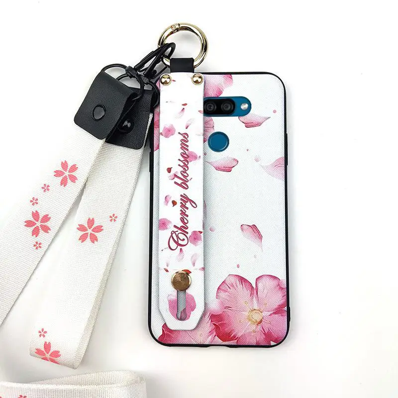 

Back Cover Flower Phone Case For LG K40S Dirt-resistant Anti-knock Phone Holder Anti-dust Soft