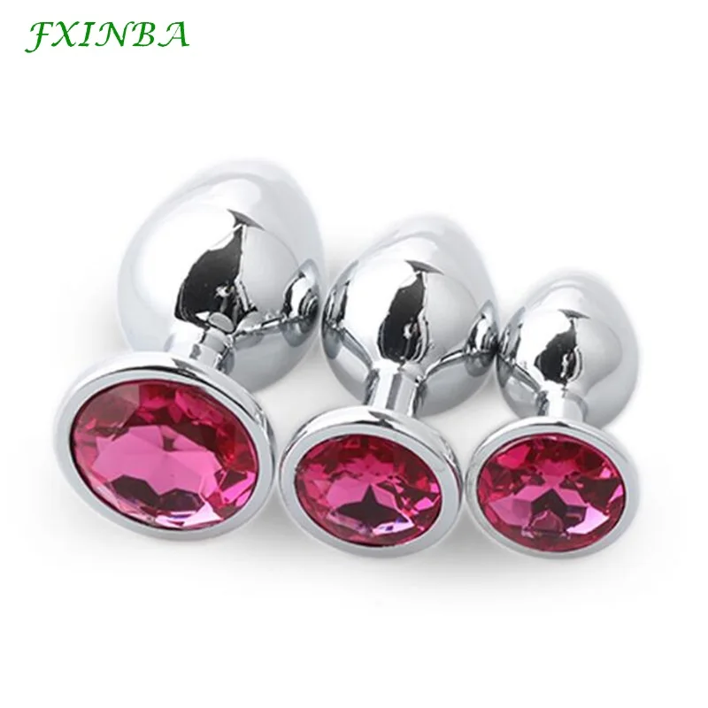 FXINBA Anal Plugs Metal Butt Plug Large Set Buttplug Beads Adults Sex Toys For Women Man Couple Gay Intimate Gifts | Красота и