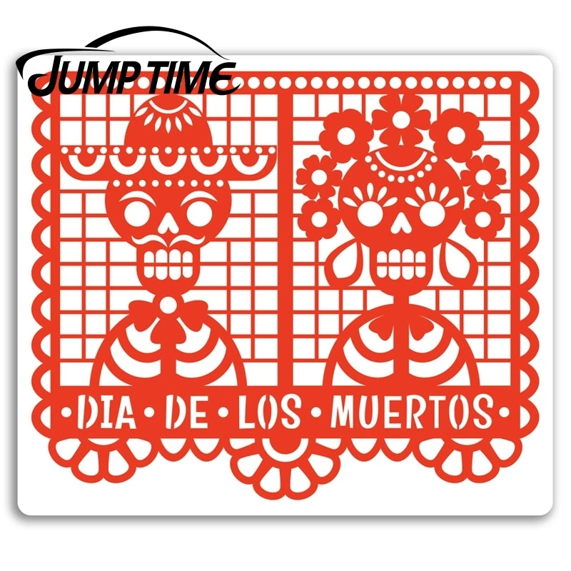 Время скачка для Dia De Los Muertos виниловая наклейка s МЕКСИКА крутая ноутбука