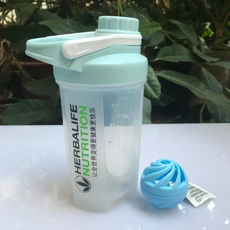 4 ярких цвета 500 мл новый дизайн портативная Спортивная бутылка Herbalife для