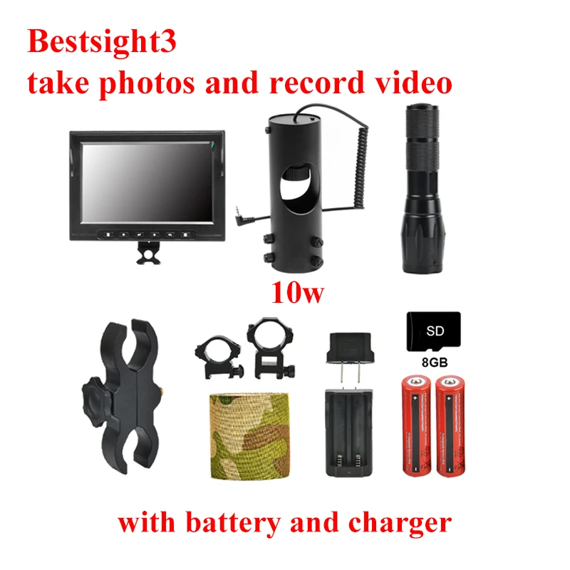 Оптический прицел ночного видения охотничьи прицелы Тактический Инфракрасный