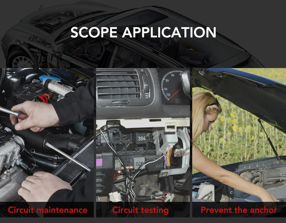 Автомобильный светильник цепь Тестер лампа напряжение тестер авторучка для Toyota