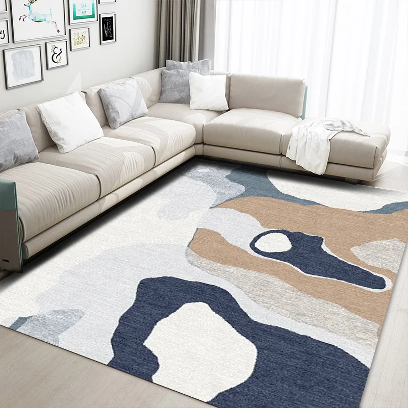 

Nordic style carpet modern fashion simple living room bedroom sofa bedside custom full bed household machine wash blanket