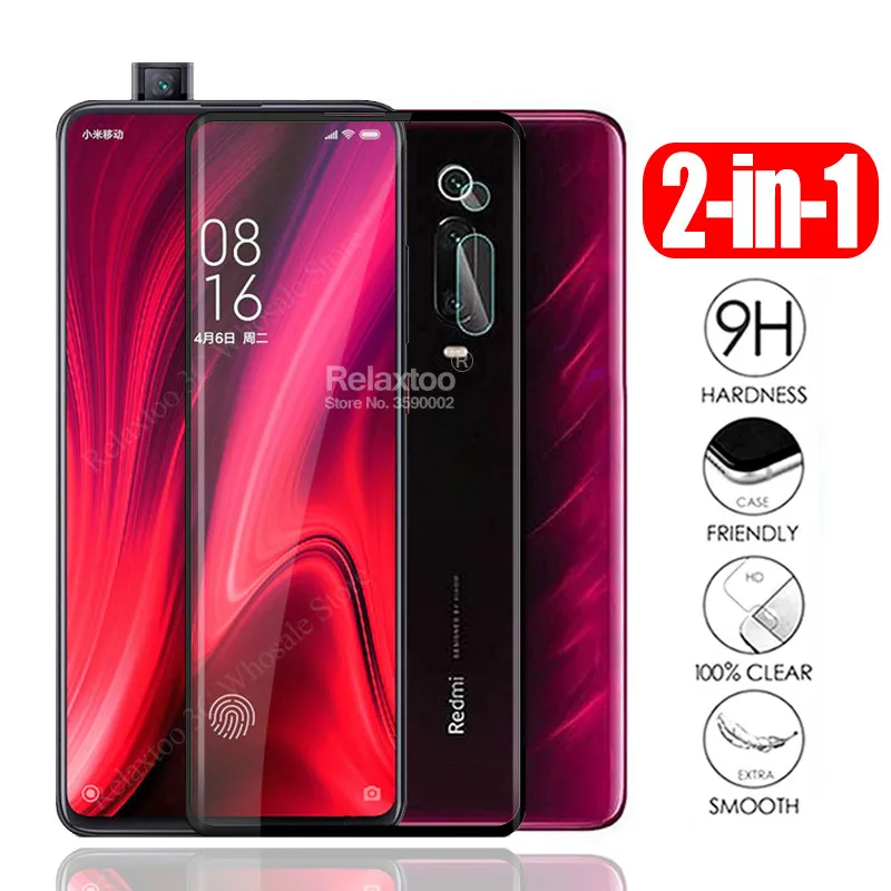 2 в 1 mi9t стекло для xiaomi mi 9t защита объектива камеры на redmi k20 pro закаленное 9D защитная