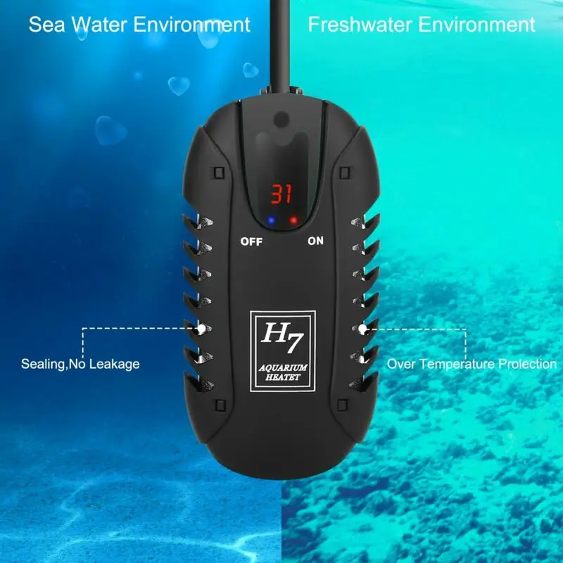 Hoomall аквариум погружной автоматический стержень нагревателя воды