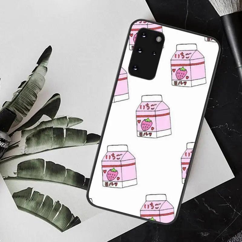 NBDRUICAI Kawaii японский клубника молока пользовательские фото мягкий чехол для