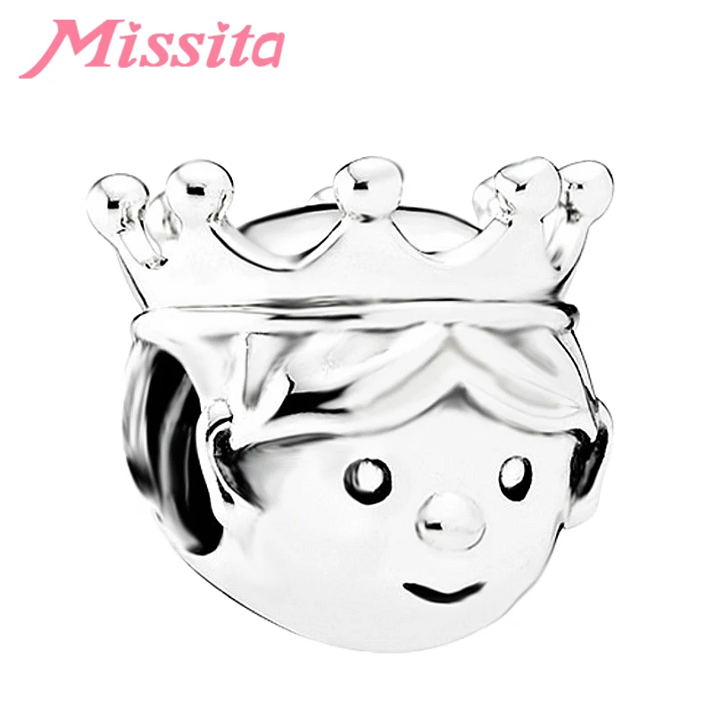 MISSITA член семьи Маленький принц мальчик шармы бусины подходит к бренду браслет