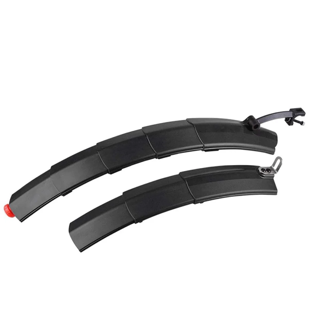 

Bike Mudguard Wings MTB Fold Bicycle Fenders LED Mudguard Set Telescopic Bicycle Rear Defender Taillight Bike Wings Guard