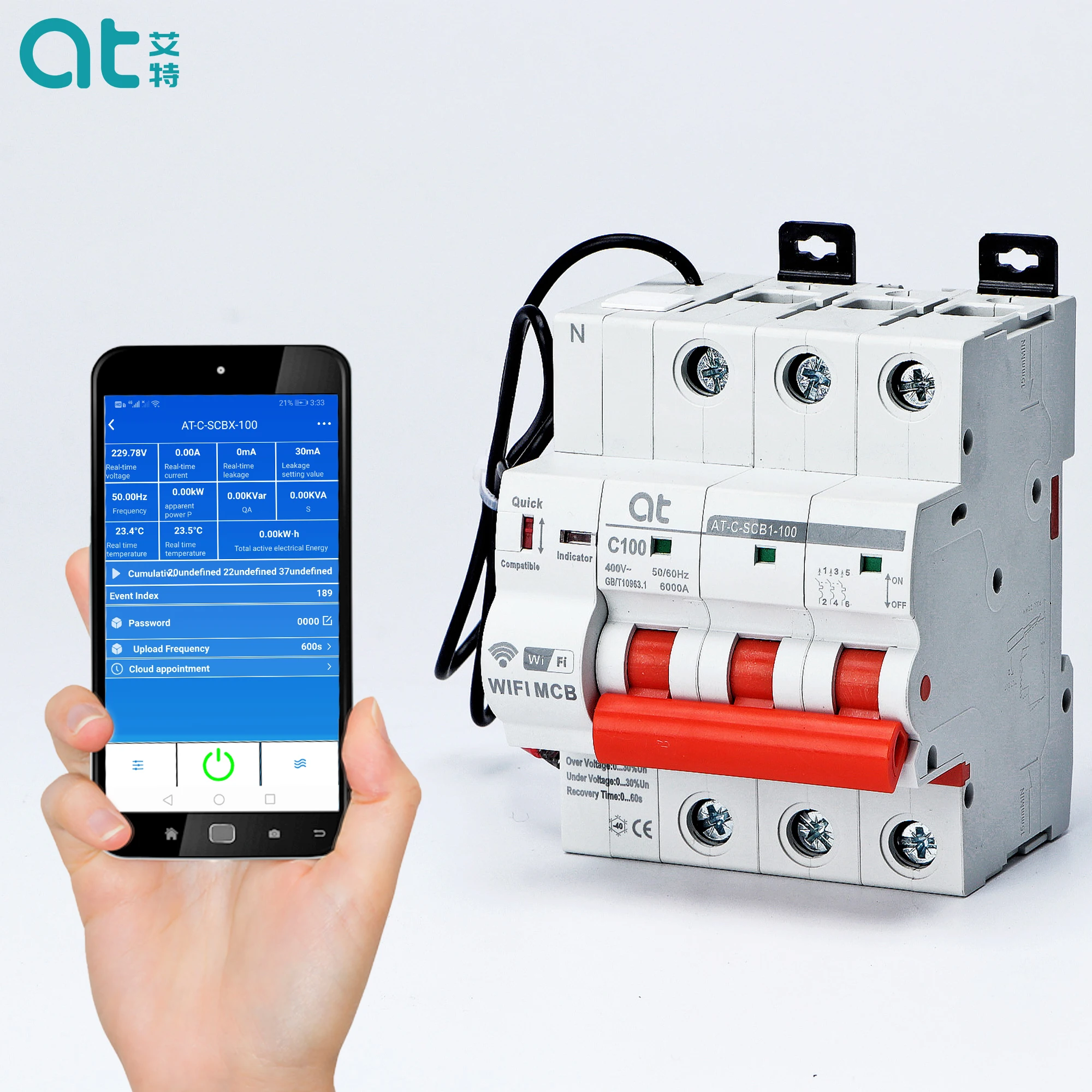 3P 35mm din rail Tuya WIFI Circuit Breaker TUYA APP Timer Remote Control Wireless Intelligent Automatic Smart Switch | Обустройство