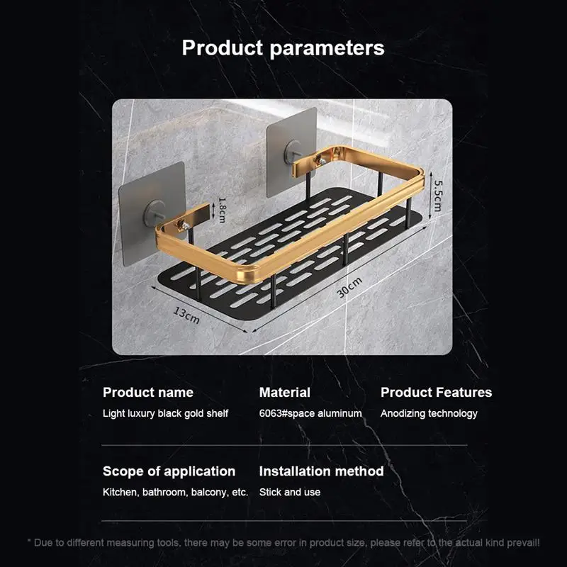 wall shelves bathroom shelf corner holder shower shampoo storage rack kitchen organizer rack for kitchen bathroom accessories free global shipping