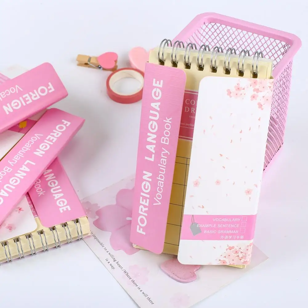 Японский умный ноутбук Sakura студенческий учебный карман для изучения языка милый
