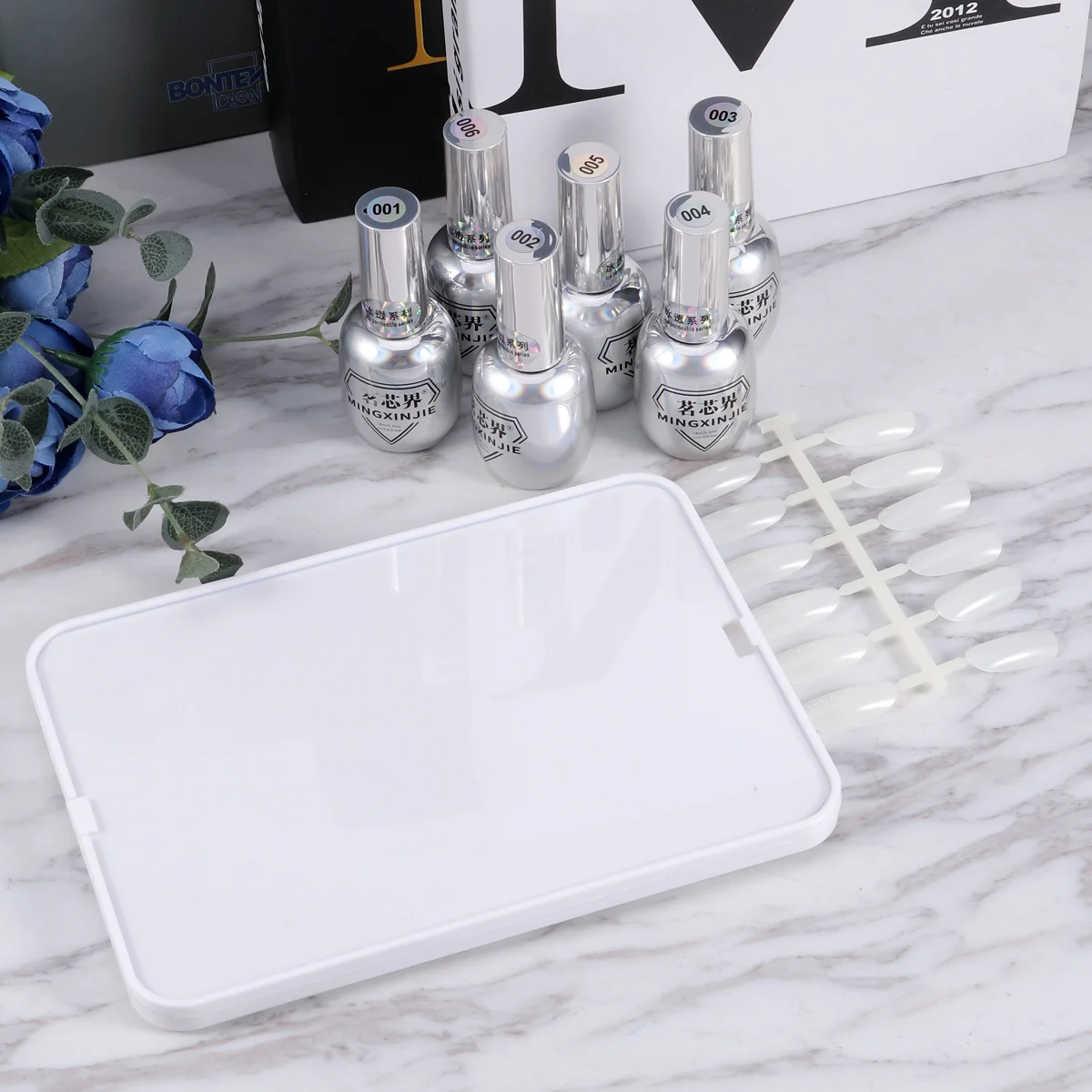 

Набор съемных лаков для ногтей, 6 цветов