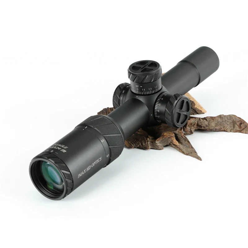 TEAGLE ED 1-8x24 IR Lange Eye Relief охотничий прицел тактический оптический прицел Verlichte Red Rifle Scope fit 30-06 308 AR1