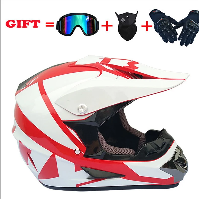 

FreeThree-piece Off-road Motorcycle Helmet, Outdoor Four-season General Motorcycle Helmet, Off-road Full Helmet