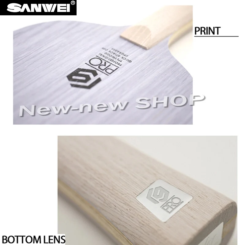 SANWEI лезвие для настольного тенниса V9 PRO 9 ply чистая древесина все вокруг pips длинная