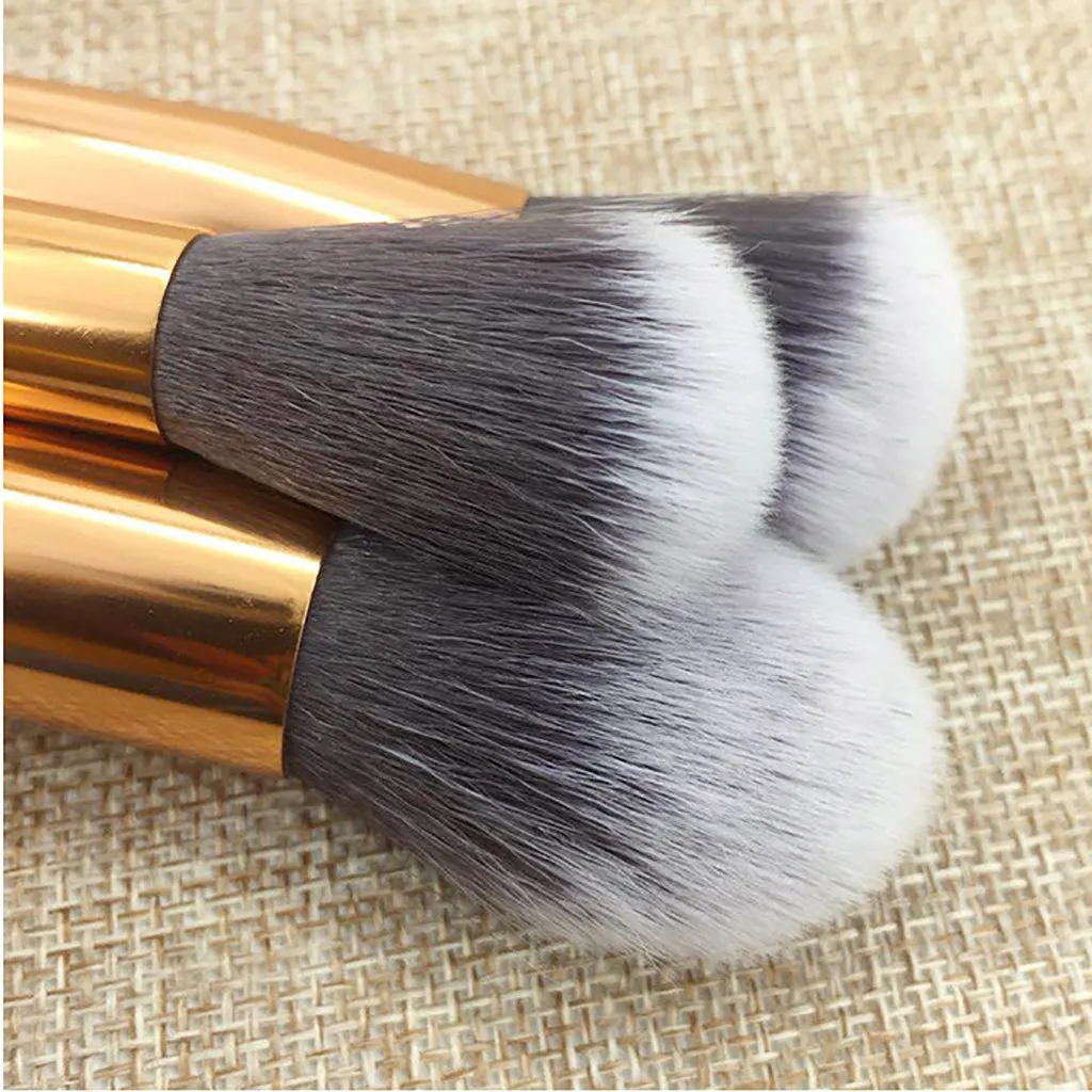 10 шт. набор косметических кистей для макияжа инструментов пластиковая ручка