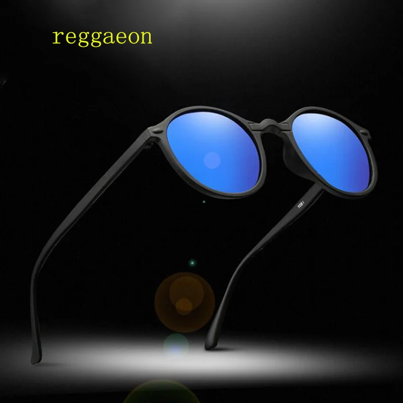 Женские Круглые Солнцезащитные очки Мужские поляризационные солнцезащитные