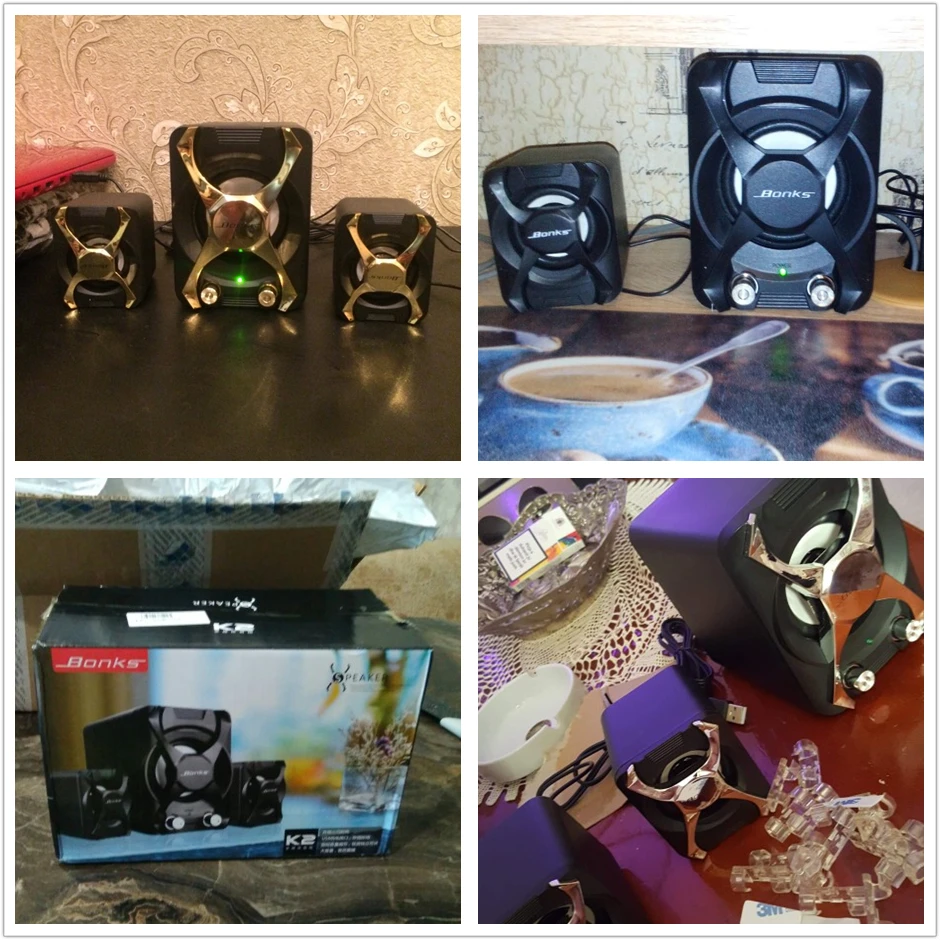 Bonks K2 динамик для ноутбука с двухчастотным каналом и USB интерфейсом питания для настольного ПК/ноутбука