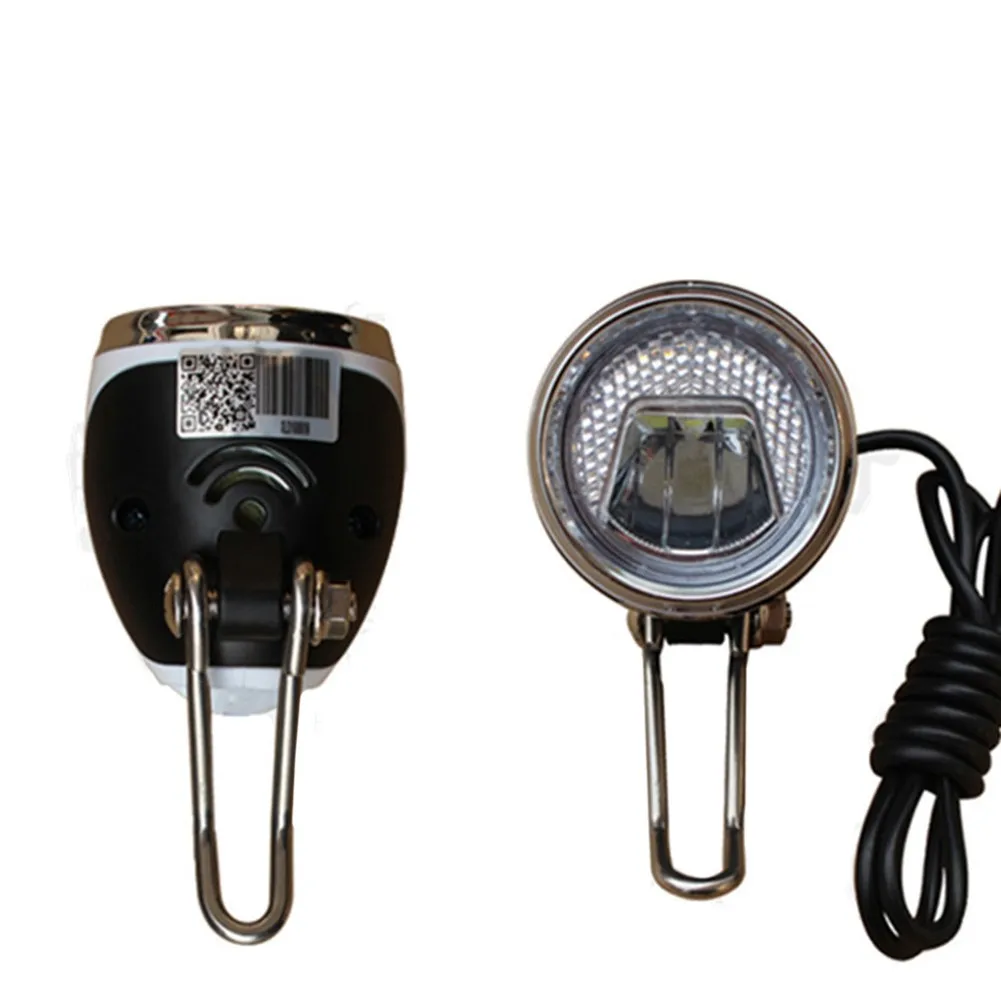 

12-80V Electric Scooter Light 71x59x58mm Electric Bicycle Front Lamp Light With Horn For Kugoo Bike Accessories