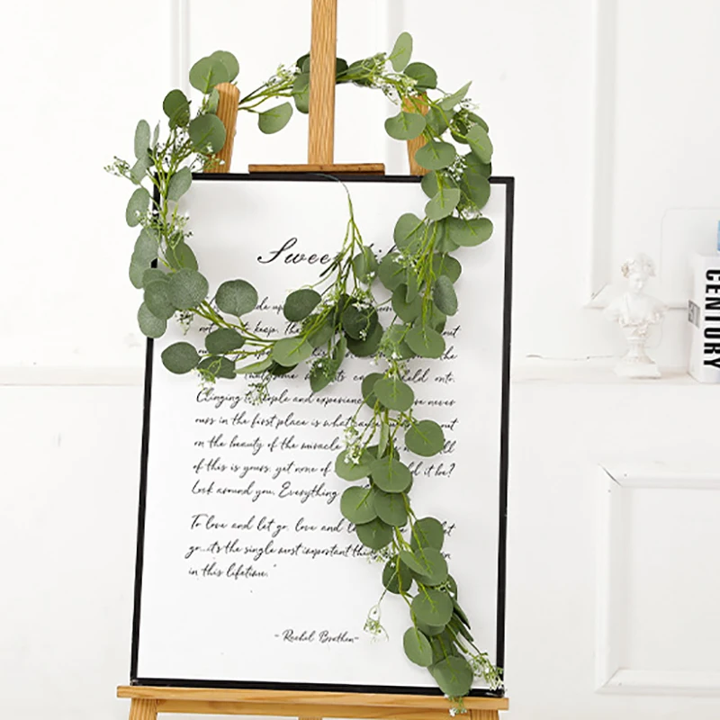 

Artificial Plant Vine Wall Hanging Simulation Branch Green Plant Ivy Leaf Family Wedding Party Decoration Plant Autumn