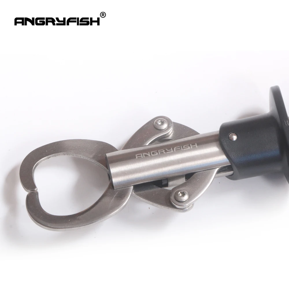 Фото ANGRYFISH портативная металлическая алюминиевая рыболовная рукоятка, держатель для ловли рыбы, Съемный прочный замок, аксессуары k1 №3