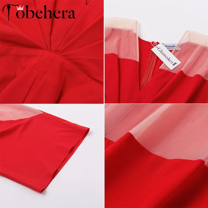 Glamaker плиссированный прозрачный лоскутный длинный комбинезон женский летний