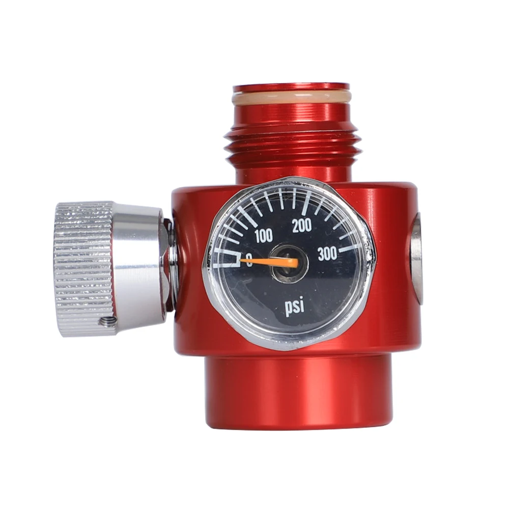 Red CO2 тегулятор G1/2 регулятор давления CO2 ЦИЛИНДР клапан 0-300PSI Пейнтбол сжатия воздуха/Co2 Регулируемый регулятор - Цвет: Red