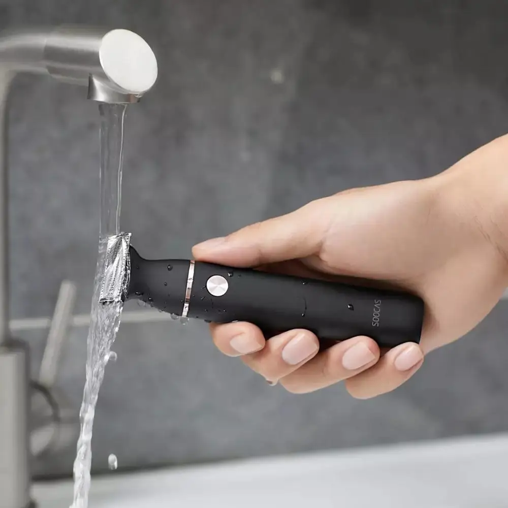 Оригинальная электробритва Xiaomi Small T-Blade Black трехстороннее лезвие для быстрого