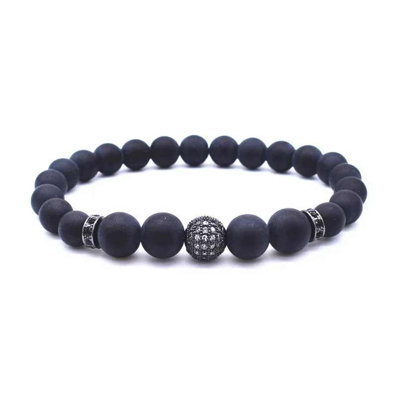 Женский браслет с шариком VOQ браслеты бусинами из камня ювелирные изделия