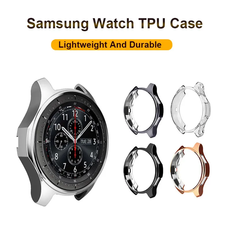 tpu case for samsung galaxy watch 3 41mm 45mm protector watch 46mm 42mm gear s3 s4 bumper smartwatch accessories protection free global shipping