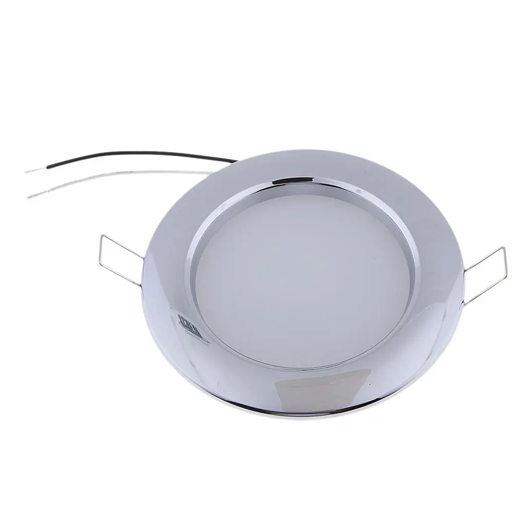 

24V 4.5W Boat RV Emergency Light Round Recessed Mounted LED Light 6000K High Quality Material Reliable Performance