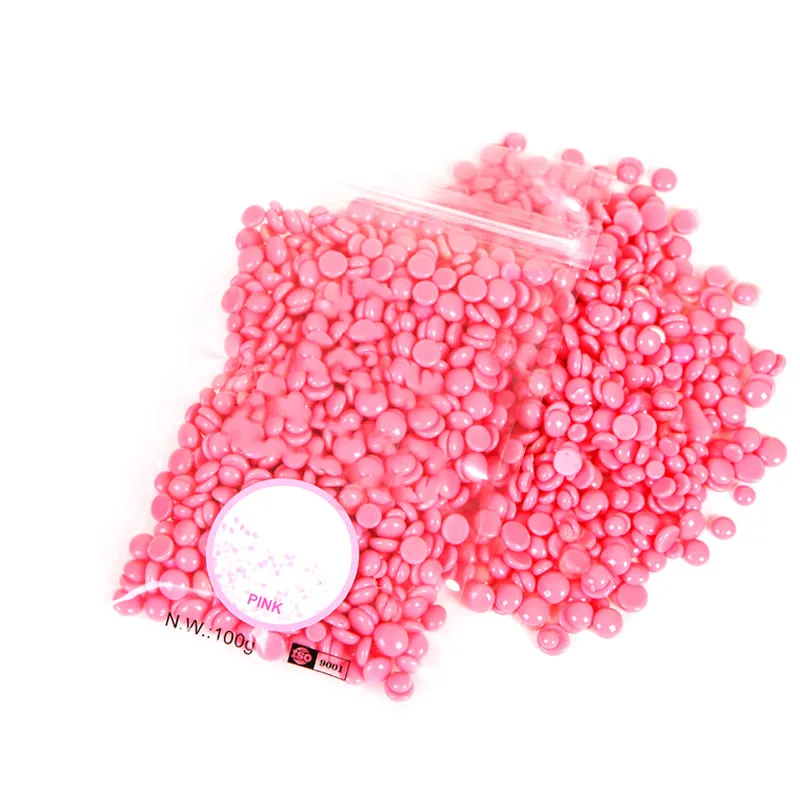 100 г воск для депиляции бобы сплошные плечи ног уход за кожей лица бикини красоты