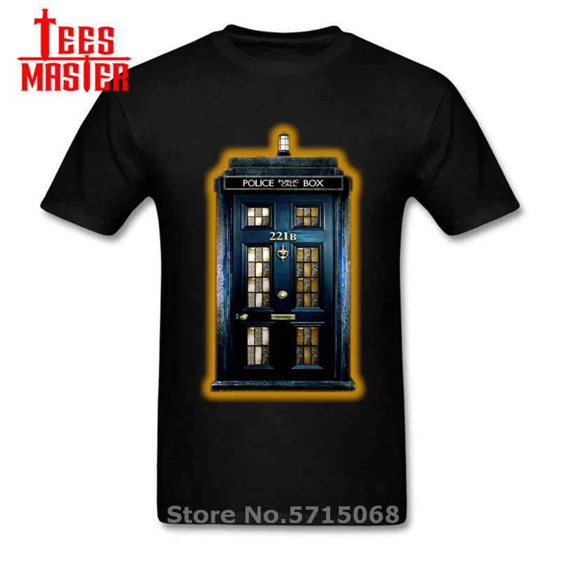 Футболка с забавным доктором кто повседневная мужская Модная приталенная для