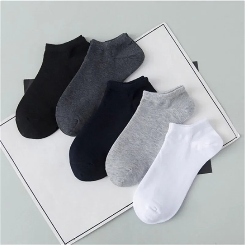 Носки мужские тонкие 10 парт/Лот хлопковые дышащие короткие невидимые до