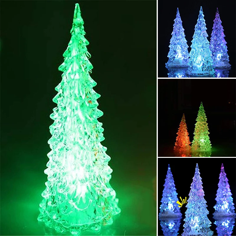 

Новинка 2022, яркая светодиодная акриловая хрустальная лампа, светящаяся Рождественская декорация для дома, гостиной, спальни, xobw