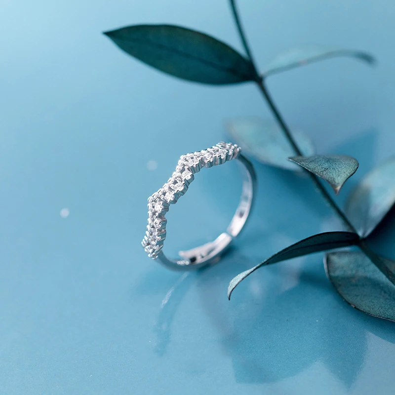 Женское кольцо из серебра 100% пробы с фианитом | Украшения и аксессуары