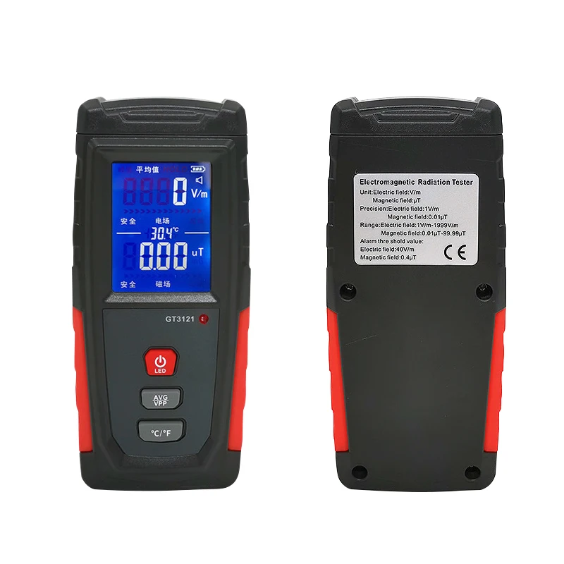 

Портативный цифровой детектор электромагнитного излучения, ЖК-дозиметр 5Hz-3500MH, электромагнитное поле, EMF метр