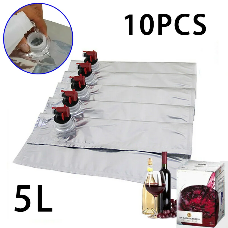 10 шт. сумка из алюминиевой фольги с бабочкой для наполнения еды воды пива жидкого