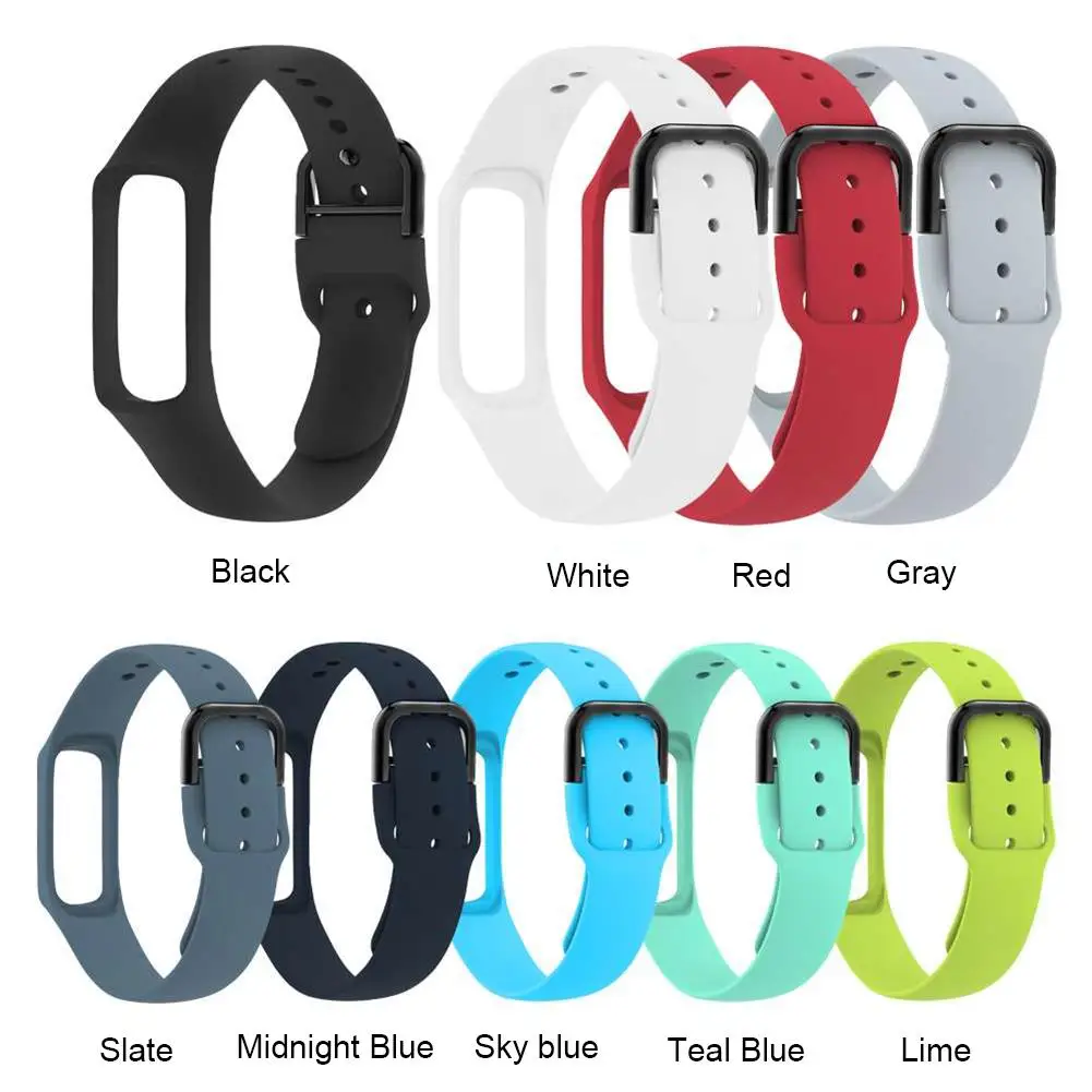 Silicone Replacement Sport Wrist Band Strap For Samsung Galaxy Fit-e R375 Watch wristband accessories Smartband Solid Color | Электроника