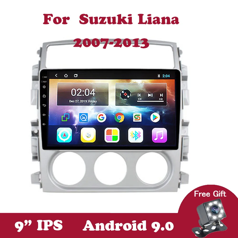 Android 9 Центральный Мультимедиа Видео Радио стерео проигрыватель для Suzuki LIANA 2007 2013