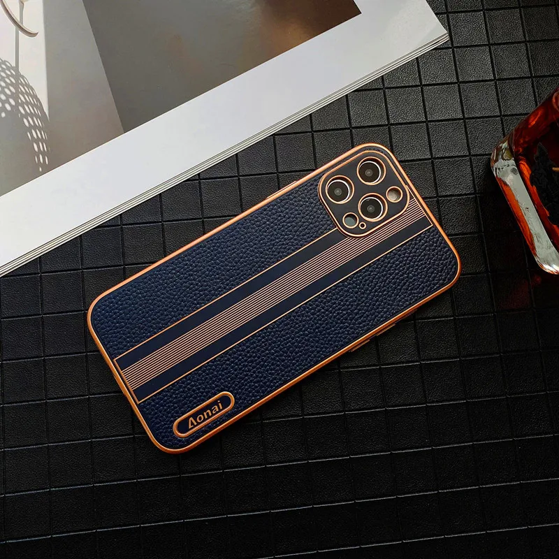 Bao Da Cao Cấp Dành Cho iPhone 11 12 Max Pro Mini Dành Cho iPhone X XS Max 7 8 Plus chống Sốc Mạ Điện Ốp Lưng Điện Thoại louis vuitton iphone case