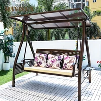 swing outdoor courtyard garden balcony outdoor rainproof solar hanging chair double rocking chair net red swing bed