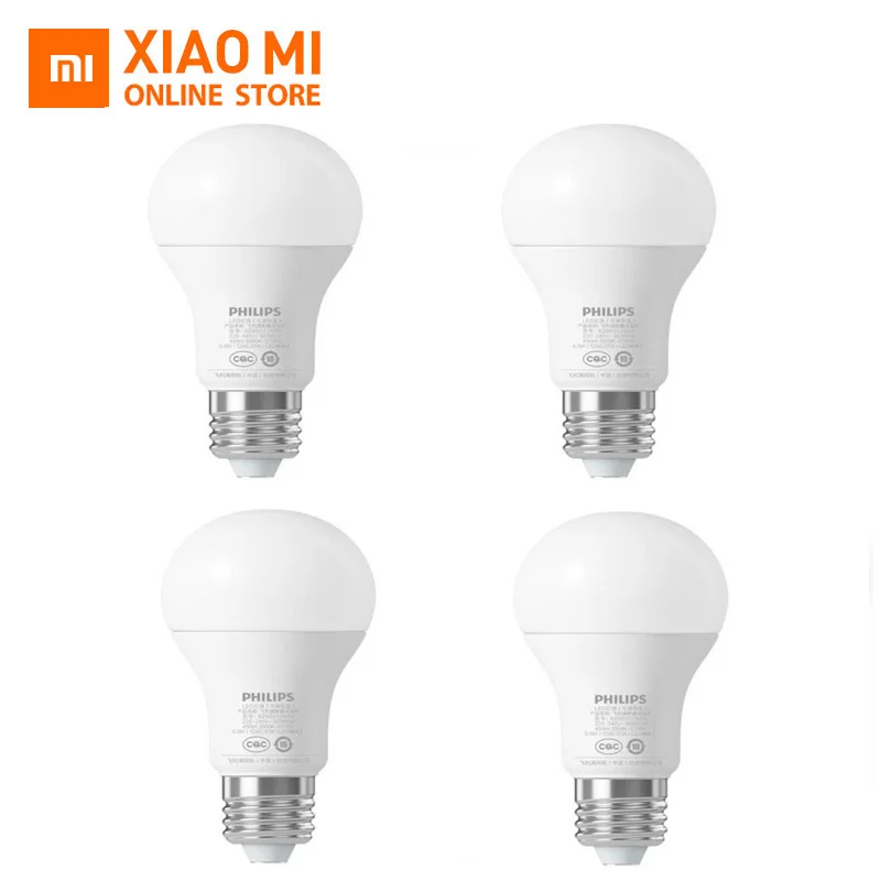 Фото Умная Белая светодиодная лампа Xiaomi Mijia E27 Mi Light приложение Wi-Fi дистанционное