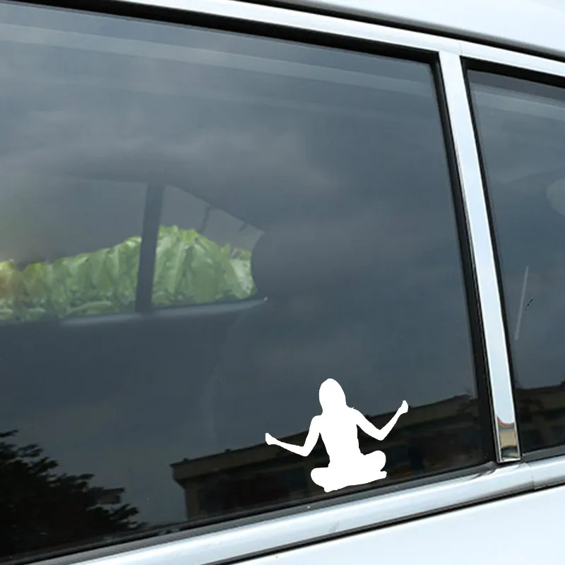 Интересный Спорт Йога Zen медитация Лотос поза для Авто/бампер/окно виниловая
